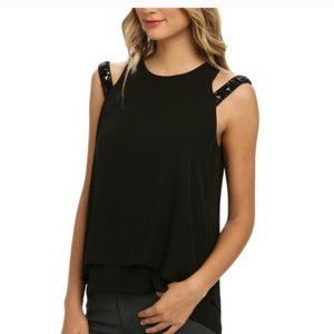 BCBGMAXAZRIA Tarah Layered A-Line Tank Top